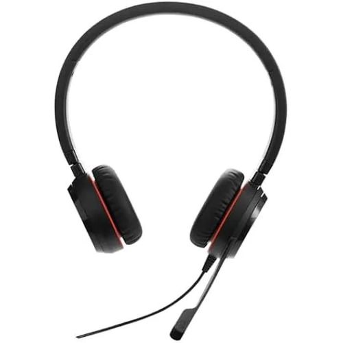 Jabra Evolve 20SE UC stereo - Micro-casque - sur-oreille - filaire - USB-C, USB-A - isolation acoustique - Certifié Alcatel-Lucent, Certifié Avaya, Certifié pour Microsoft Teams, Cisco Certified...