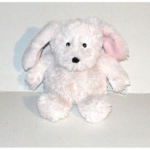 doudou lapin rose pale bouillotte intelex micro ondes 22 cm