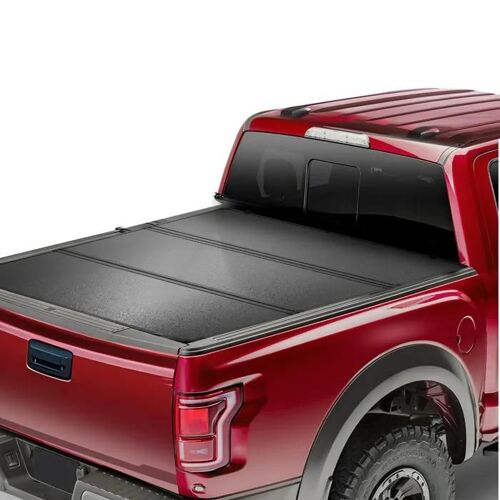Couvre-Benne À Trois Volets-Vevor-Arrière Coffre Couvercle-Compatible Avec Chevy Silverado Gmc Sierra 1500 2019-2024-1175 Mm