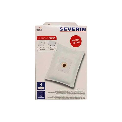 Boite de 4 sacs + Filtre D'ORIGINE - Aspirateur (SB7218 SEVERIN)