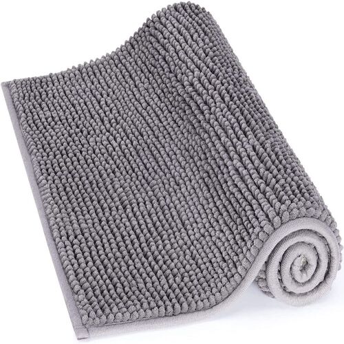 Tapis de bain antidérapant 50x80cm tapis chenille microfibre pour tapis de bain goodnice