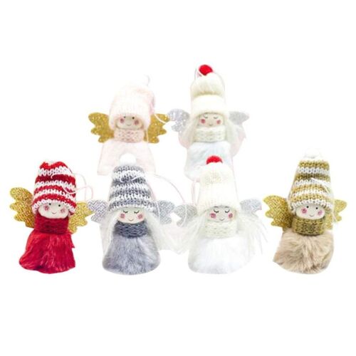 Pendentif ange arbre de noël, décoration en peluche, décoration d'arbre ange pour noël goodnice