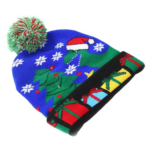 Chapeau De Noël Lumineux, Chapeau De Père Noël Avec Lumières Led, Style 3 Goodnice