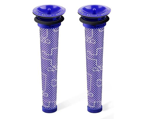Lot de 2 préfiltres pour aspirateurs Dyson V6, V7, V8, DC59 ¿ Filtres de rechange lavables haute efficacité