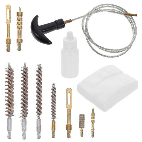 Kit de nettoyage pour fusil de chasse en cuivre de qualité supérieure : outils d'entretien durables, faciles à utiliser et efficaces pour les passionnés d'armes à feu
