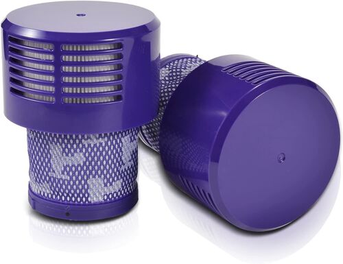 2 filtres de rechange lavables pour aspirateurs Dyson V10 ¿ Installation facile, compatibles avec la série SV12