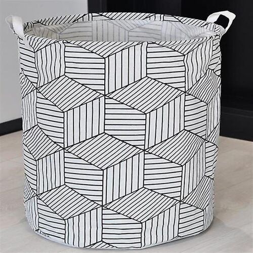 Panier à linge polyvalent et imperméable ¿ Grand panier de rangement pliable avec poignées robustes pour l'organisation de la maison