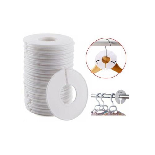 Lot De 40 Séparateurs De Placard Ronds ¿ Organisateurs De Vêtements Faciles À Installer Pour Un Rangement Soigné Et Personnalisable