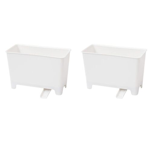 Lot De 2 Poubelles D'évier De Cuisine - Corbeille Multifonctionnelle Pour Cuisine Et Salle De Bain, Sans Odeur Et Facile À Nettoyer