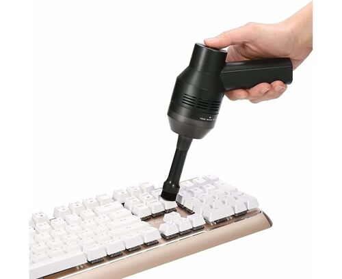 Mini aspirateur compact sans fil avec gel nettoyant magique pour claviers, ordinateurs portables et espaces restreints