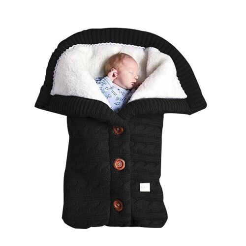 Sacs De Couchage D'hiver Pour Bébé, Couverture Tricotée Épaisse Et Chaude Pour Poussette Goodnice