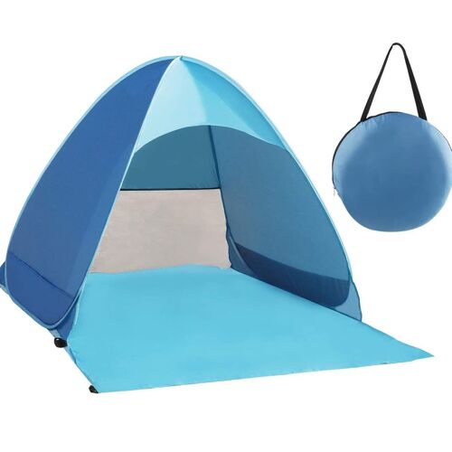 Abri De Plage, Tente De Plage Extra Légère Portable, Abri Solaire Pour 2-3 Personnes, Goodnice