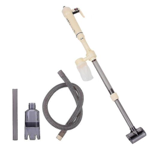 Nettoyeur Automatique De Gravier Pour Aquarium - Aspirateur D'aquarium Efficace Avec Siphon À Eau, Hauteur Réglable Et Ensemble Complet