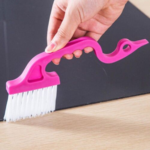 Brosse de nettoyage polyvalente pour fenêtres et portes - Design ergonomique, grattoir pour taches tenaces, rangement facile
