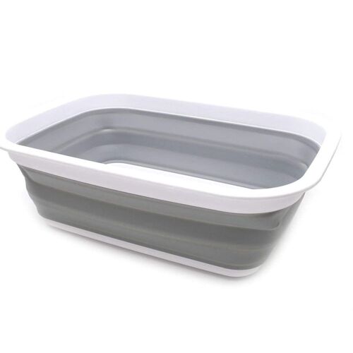 Baignoire pliable Sammart 9,2 L (2,37 gallons) ¿ Panier de pique-nique portable/cratère ¿ goodnice