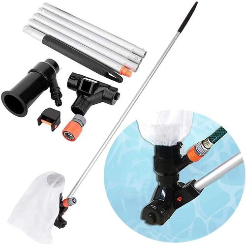 Aspirateur à feuilles portatif pour piscine ¿ Aucune alimentation requise, montage facile, idéal pour les piscines hors sol et les spas