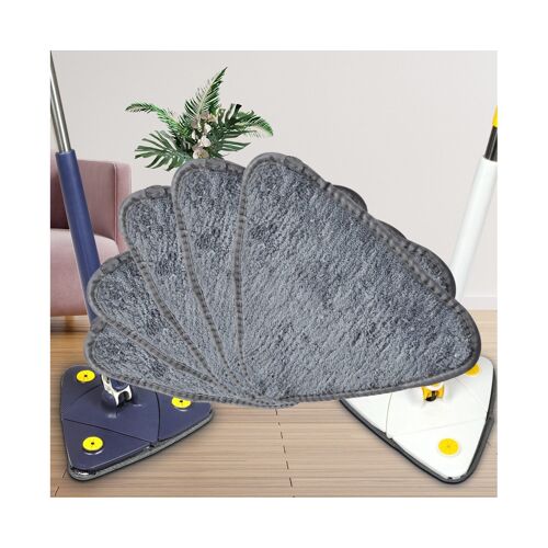 Lot de 5 lingettes en microfibre Cleanflo - Tête rotative à 360° pour un nettoyage facile sur toutes les surfaces - Chiffons de rechange de haute qualité