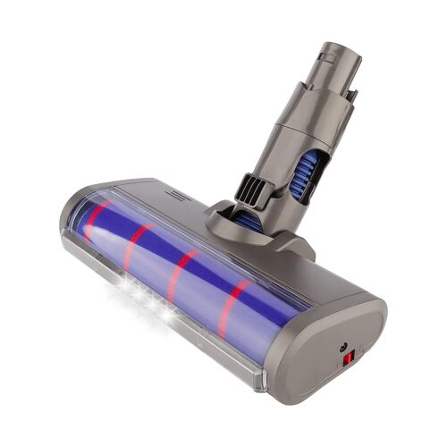 Tête de rechange pour aspirateur Dyson V6 Animal Soft Roller - Compatible, lavable, avec phare LED et design de haute qualité