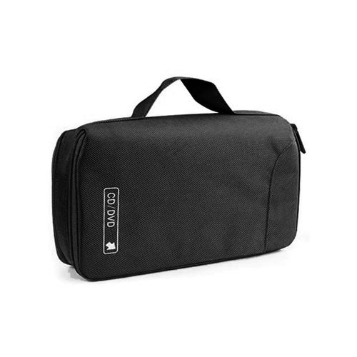 Sac De Rangement Durable Pour Cd/Dvd (Capacité De 96) - Support En Tissu Oxford Avec Poignée Pour Le Voyage Et L'organisation