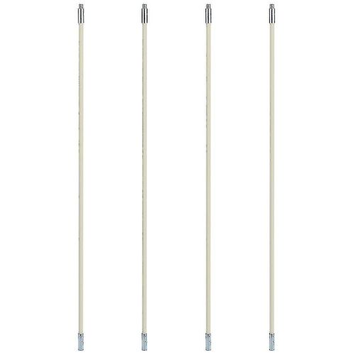 Lot de 4 brosses de nettoyage de cheminée ¿ Outil efficace pour l'entretien des conduits de sécheuse et des cheminées, pour un nettoyage facile de la maison