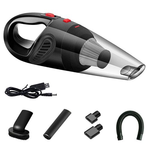 Aspirateur à main sans fil pour voiture - Sec et humide, filtre HEPA, lavable et réutilisable, entretien facile
