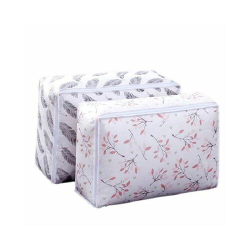 Lot De 2 Grands Sacs De Rangement Sous Le Lit Pour Vêtements, Oreillers, Chaussures Et Couettes - Peva Écologique, Résistant À La Poussière Et À L'humidité