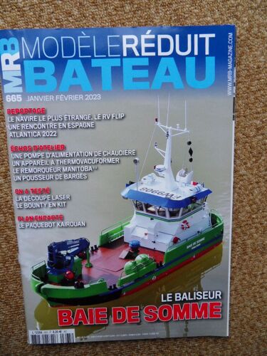 Mrb Modèle Réduit Bateau N°665 De Janvier/Février 2023