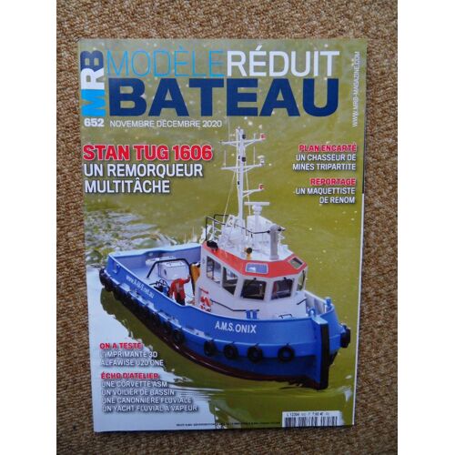 Mrb Modèle Réduit Bateau N°652 De Novembre/Décembre 2020