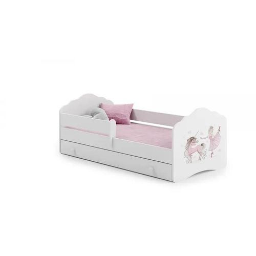Lit Enfant Edy+ Tiroir De Rangement 160x80 Cm Danseuse Avec Avec Matelas