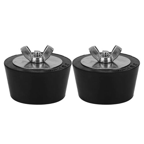2 en caoutchouc d'expansion d'hivernage plug pour piscine spa tuyauterie raccords d'hiver 2PCS