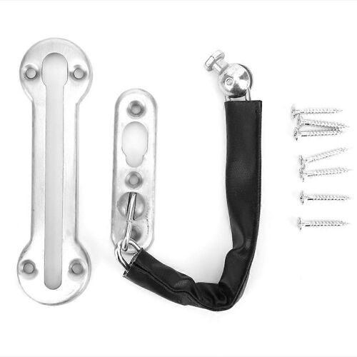 Serrure à chaîne antivol épaissi en acier inoxydable Serrure à chaîne de porte de sécurité pour la sécurité de l'hôtel