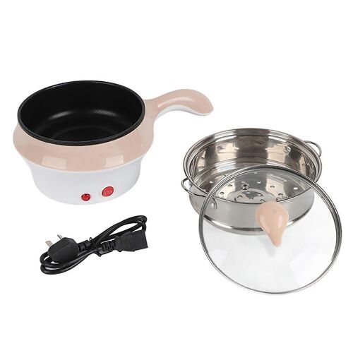 Cuisinière électrique multifonctionnelle à deux vitesses portable mini poêle à frire électrique Wok cuiseur à riz pour dortoir étudiant (AU 220V)