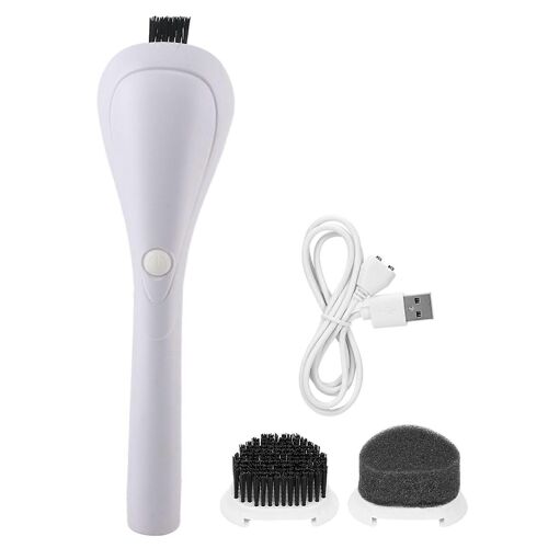 Lave-Chaussures À Vibration Électrique Intelligente Brosse De Nettoyage Rechargeable Usb Avec Lumière Ultraviolette