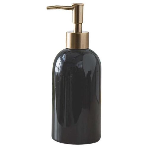 Distributeur de savon de style simple Bouteille d¿émulsion en céramique rechargeable Distributeur de savon biologique liquide