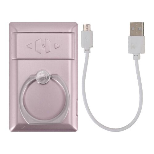 Briquet électrique avec anneau de téléphone boucle coupe-vent USB rechargeable bâton de téléphone sans flamme