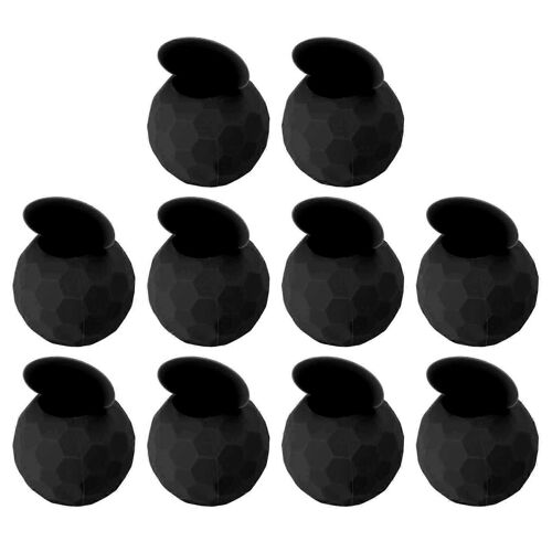 Ballons D'eau Réutilisables Ballons D'eau En Silicone Auto-Scellant Remplissage Rapide Piscine D'été Plage Fête Jeu Jouet Noir 10 Pcs