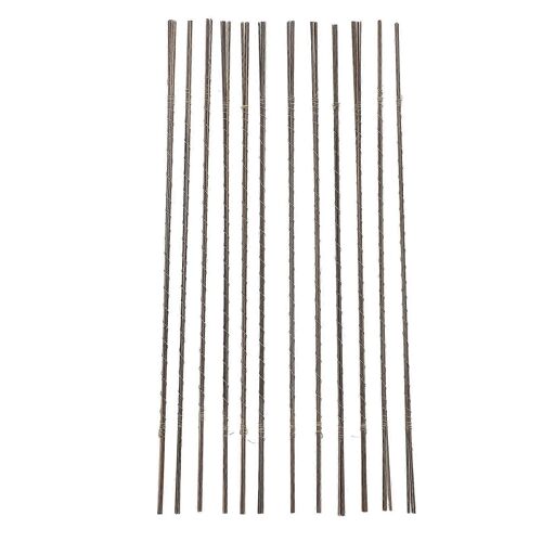 144 paquet de lames de scie de bijoutier 6/0 Assortiment de lames de scie à chantourner de haute dureté pour la coupe du bois et du métal