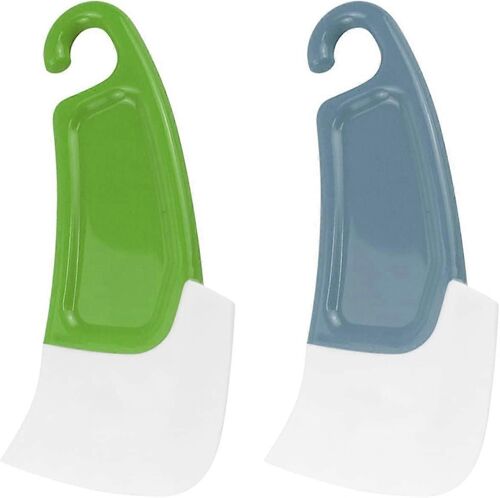 Silicone Pan Scraper Dish Cleaning Spatula Bowl Scraper Dish Scraper Anti Stick Kitchen Scraper Pan Rubber Cleaning Spatula Pot Cleaning Tool