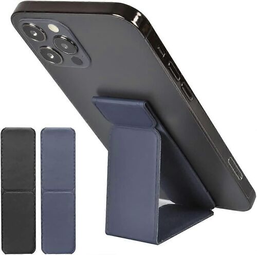 Paste-Type Mobile Stand for iPhone Samsung Blue+Black