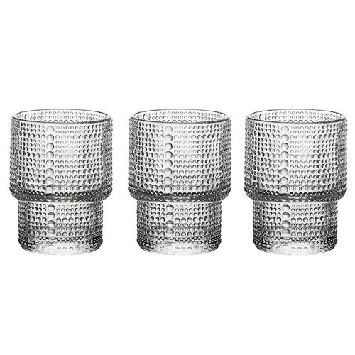 Ensemble De 3 Verres, Tasses À Café Pliables Rétro En Relief, Tasses De Plage Laguna-Tasses De Fête-Sans Bpa.