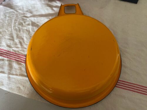 Gamelle Email Orange Vintage