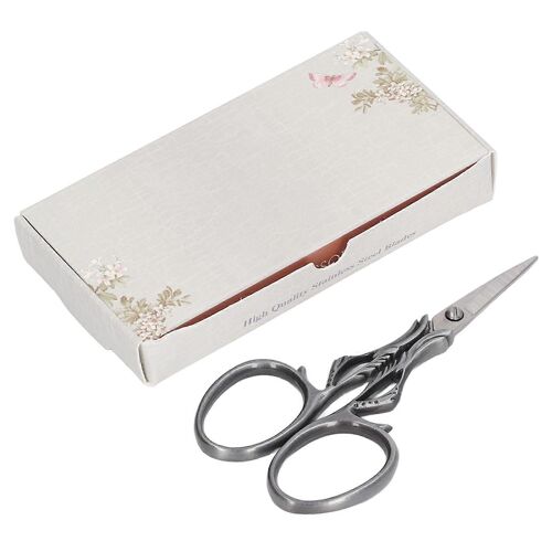 Ciseaux Vintage En Acier Inoxydable Ergonomique Économisant L'effort Multifonction Artisanat Ciseaux Pour L'art De L'artisanat De Broderie