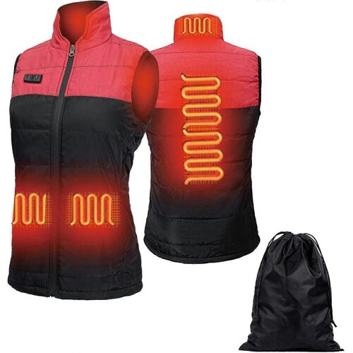 Gilet Chauffant Pour Femmes, Gilets Chauds D'hiver Légers Avec Insert Usb Pour Les Activités De Plein Air