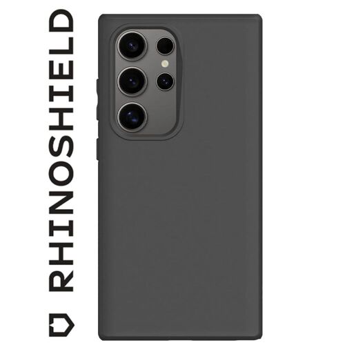 RhinoShield SolidSuit - Coque de protection pour téléphone portable - compatibilité avec MagSafe - élastomère thermoplastique (TPE), aimant au néodyme - noir - pour Samsung Galaxy S24 Ultra