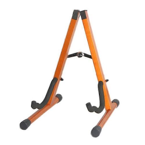 Support De Guitare En Bois Pliant Au Sol Debout Vertical Ménage Bas De Stockage Présentoir
