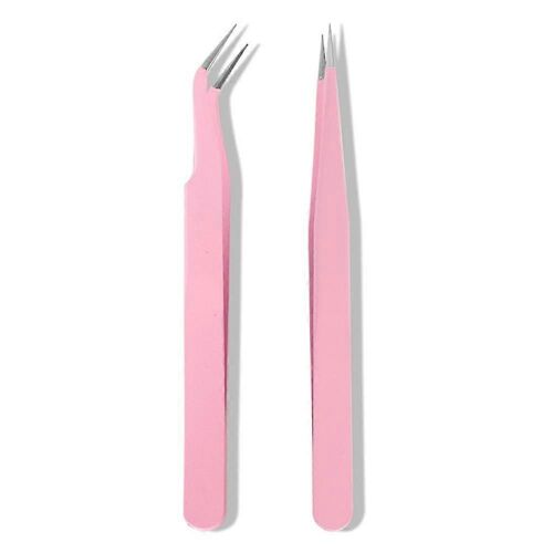 Ensemble De Pinces À Épiler - Pince À Épiler De Précision Professionnelle En Acier Inoxydable En 2 Pièces Pour Hommes Et Femmes - Idéale Pour L¿Épilation Du Visage, La Mise En Forme Des Sourcils, Les Échardes Et Dans