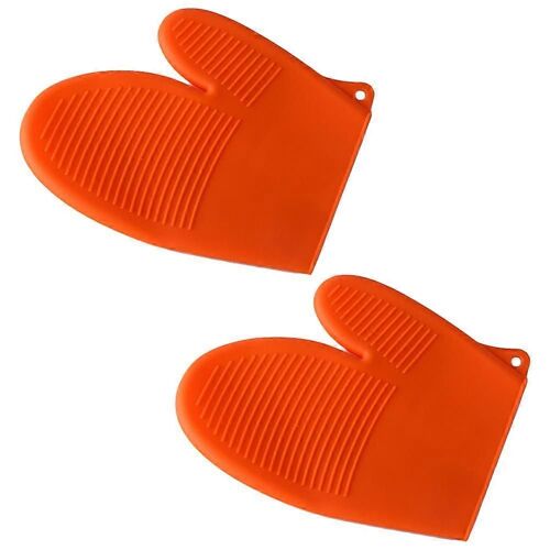 Oven Mitts | Water Repellent | Heat Resistant for Oven Cooking, Grill & BBQ | Non Slip Gloves, Green