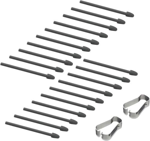 Lot de 20 pointes de stylo pour 2 stylos remarquables, pointes souples de rechange pour 2 stylets remarquables et pointes de stylo durables avec outil