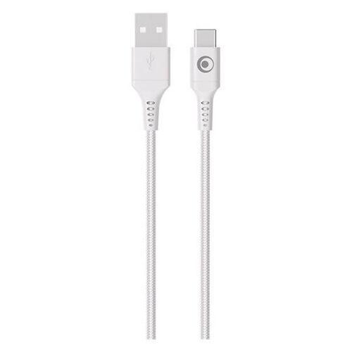 BIGBEN Connected - Câble USB - USB (M) pour 24 pin USB-C (M) - 3 A - 1.2 m - USB Fast Charge (15W), plastique recyclé à 100 % - blanc