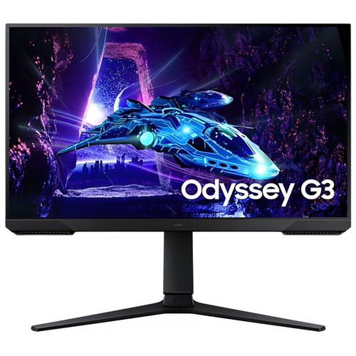 Samsung Odyssey G3 S27DG300EU - G30D Series - écran LED - jeux - 27" - 1920 x 1080 Full HD (1080p) @ 180 Hz - VA - 250 cd/m² - 3000:1 - HDR10 - 1 ms - HDMI, DisplayPort - noir